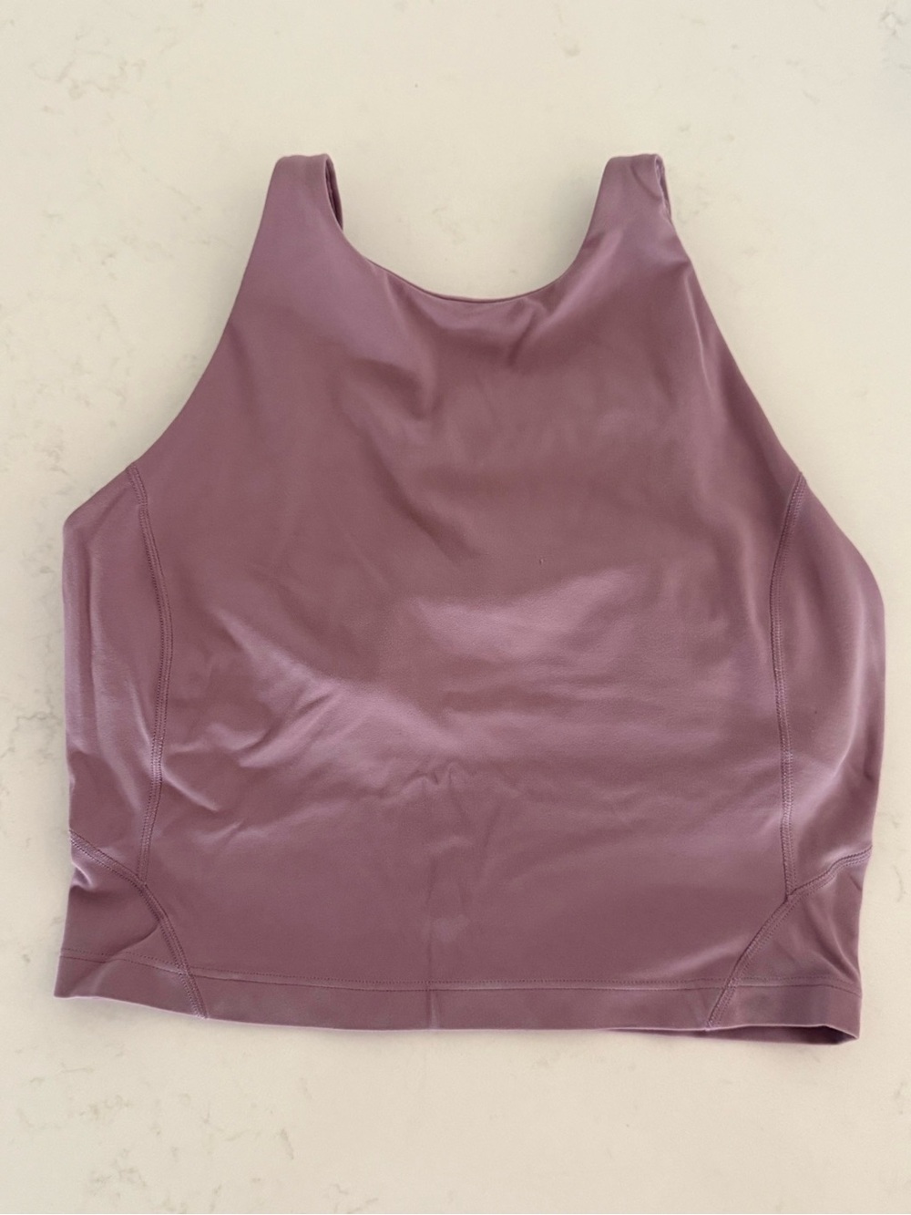 Lululemon athletica High-Neck Align Crop Tank Top - Lavendar Luxe (6)